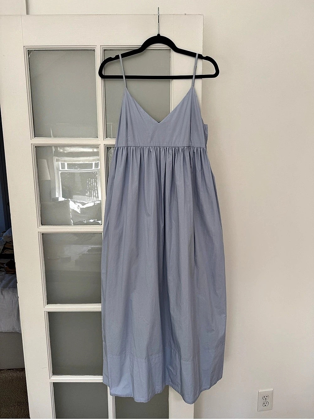 Jenni Kayne Cotton Maxi Dress in Blue